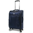 thumbnail interactive-video image 1 of Protege Ashfield 20" Softside Upright Carry-On Luggage, Navy Blue, 1 of 11