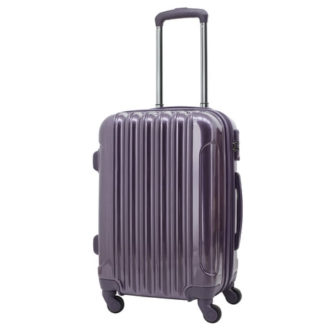 Protege Briarleigh 20" Hardside Rolling Upright Carry-On Luggage, Purple