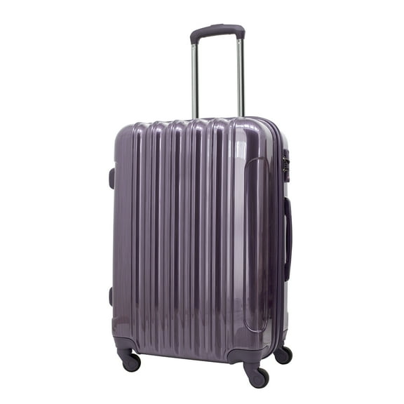 Protege Briarleigh 24" Check-in Rolling Hard Side Upright Luggage, Purple