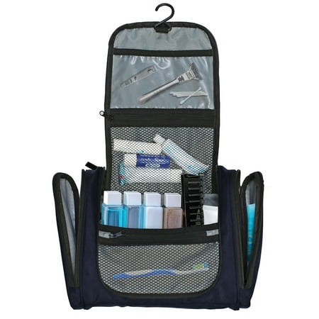 Protege Hanging Toiletry Travel Bag for Women, Navy