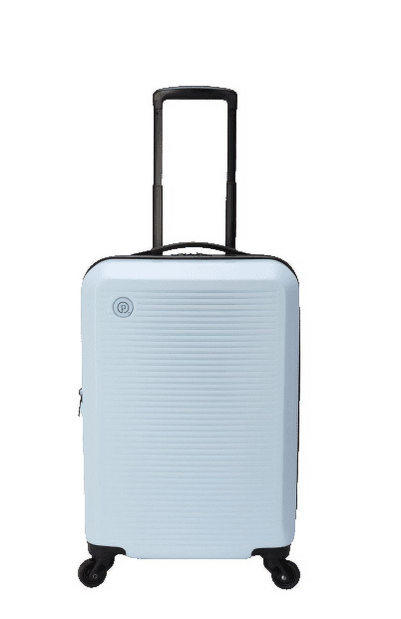 Protege Hardside 20" Carry-on Spinner Luggage, Blush Blue (Walmart.Com Exclusive), All Ages