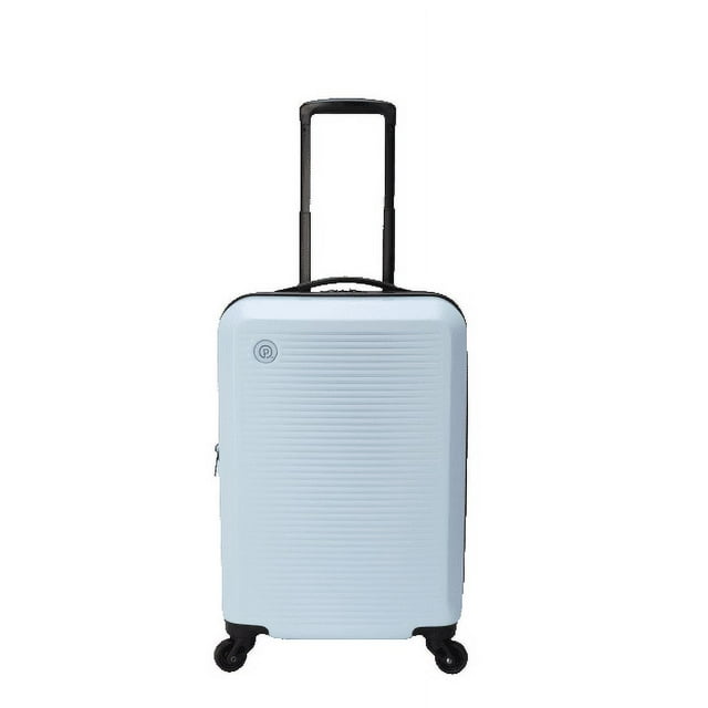 Protege Hardside 20" Carry-on Spinner Luggage, Blush Blue (Walmart.Com Exclusive)