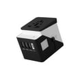 thumbnail interactive-video image 1 of Protege International Travel Power Adapter with USB-C Port, White, 5oz, 1 of 9