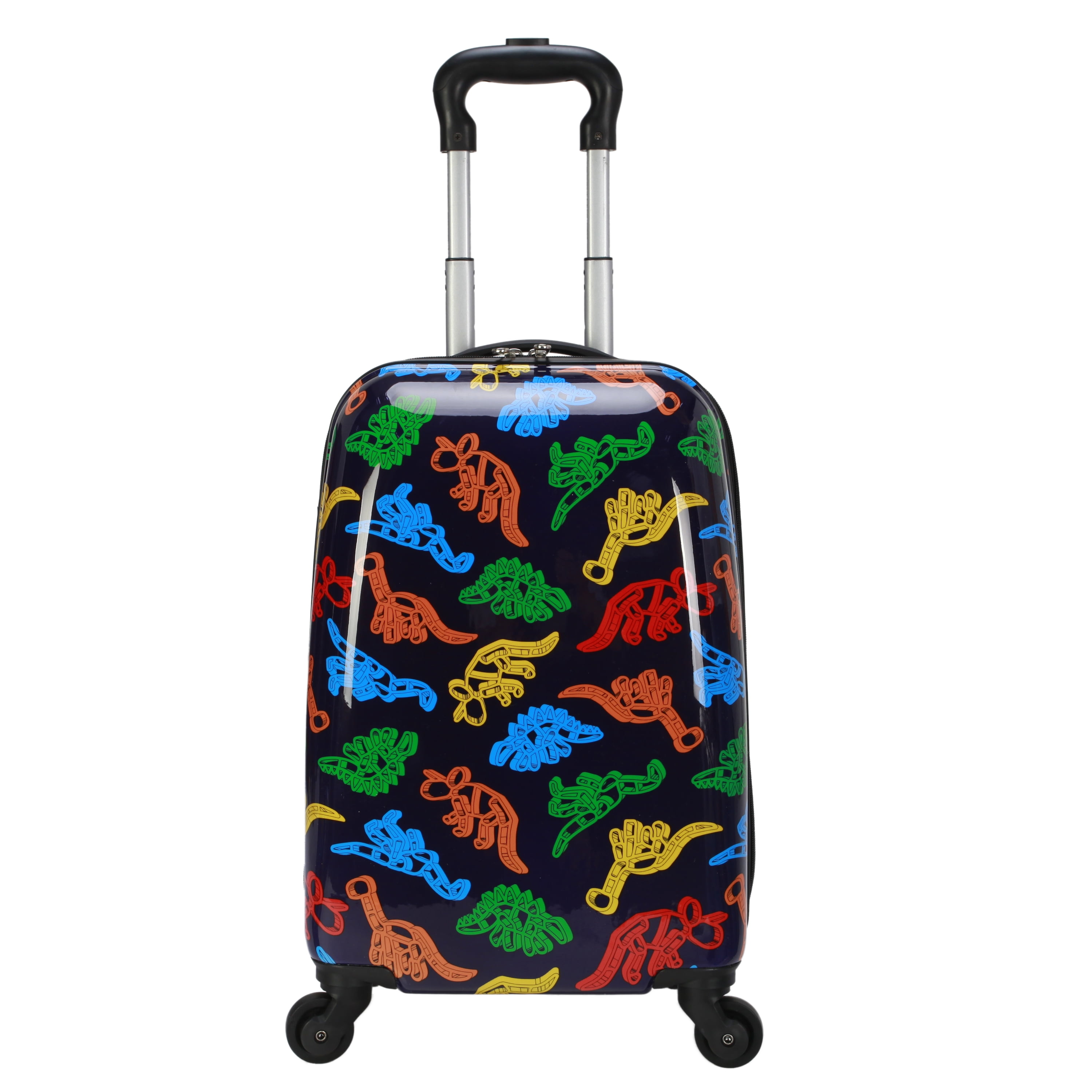 Protege Kids 18" Hardside Carry on Luggage, Macaroni Dinosaur