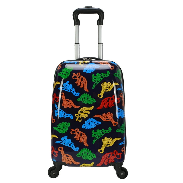 Protege Kids 18 Hardside Carry on Luggage Macaroni Dinosaur Walmart