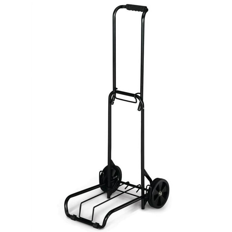 Protege Folding Luggage Cart, Black, 39x13 inch with 75lb Capacity