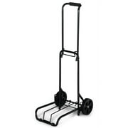Protege Metal Folding Luggage Cart, Black, 39 x 13 15 Platform, 3lbs Empty, 75lb Capacity