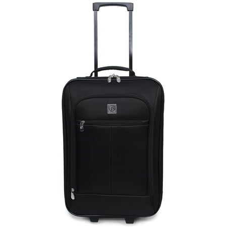 Protege Pilot Case 18" Softside Carry-on Luggage, Black
