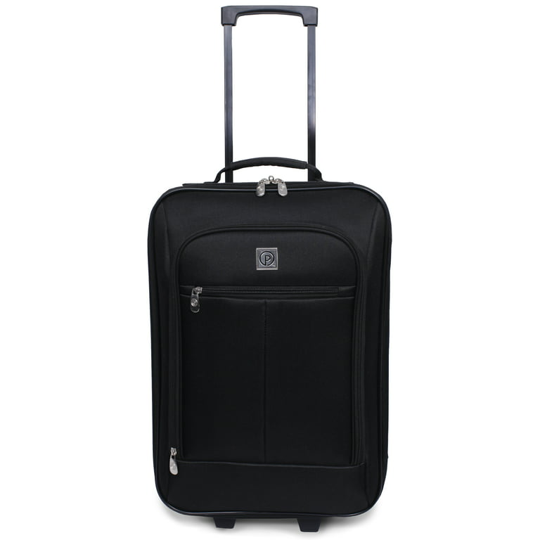 Protege Pilot Case 18 Softside Carry-on Luggage, Black