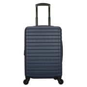 PROTEGE Protégé Vacationer 20-inch Carry-on Expandable Hardside Luggage With 360-Spinner Wheels and Divider Pockets, Navy Cove