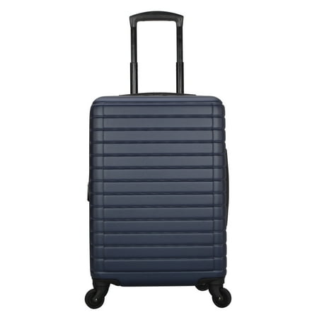 Protégé Vacationer 20-inch Carry-on Expandable Hardside Luggage With 360-Spinner Wheels and Divider Pockets, Navy Cove