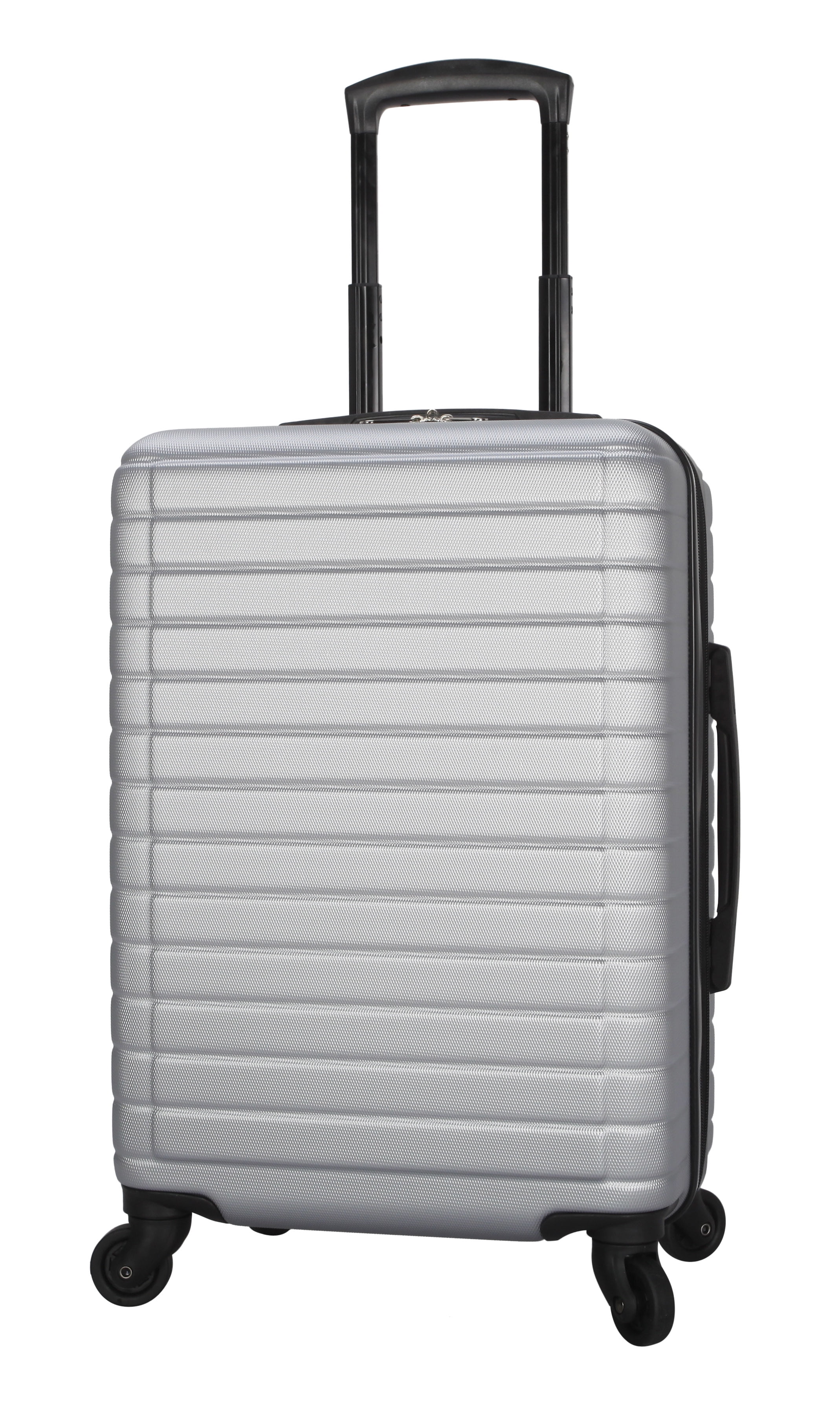 Free Shipping! Protege 20-Inch Hardside Upright Luggage Silver