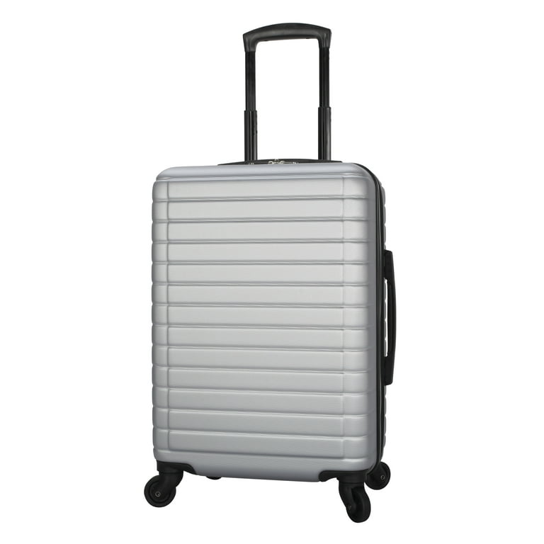 Free Shipping! Protege 20-Inch Hardside Upright Luggage Silver