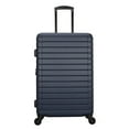 thumbnail image 1 of Protege Vacationer 24-Inch Checked Expandable Hardside Luggage With 360-Spinner Wheels and Divider Pockets, Navy, 1 of 8