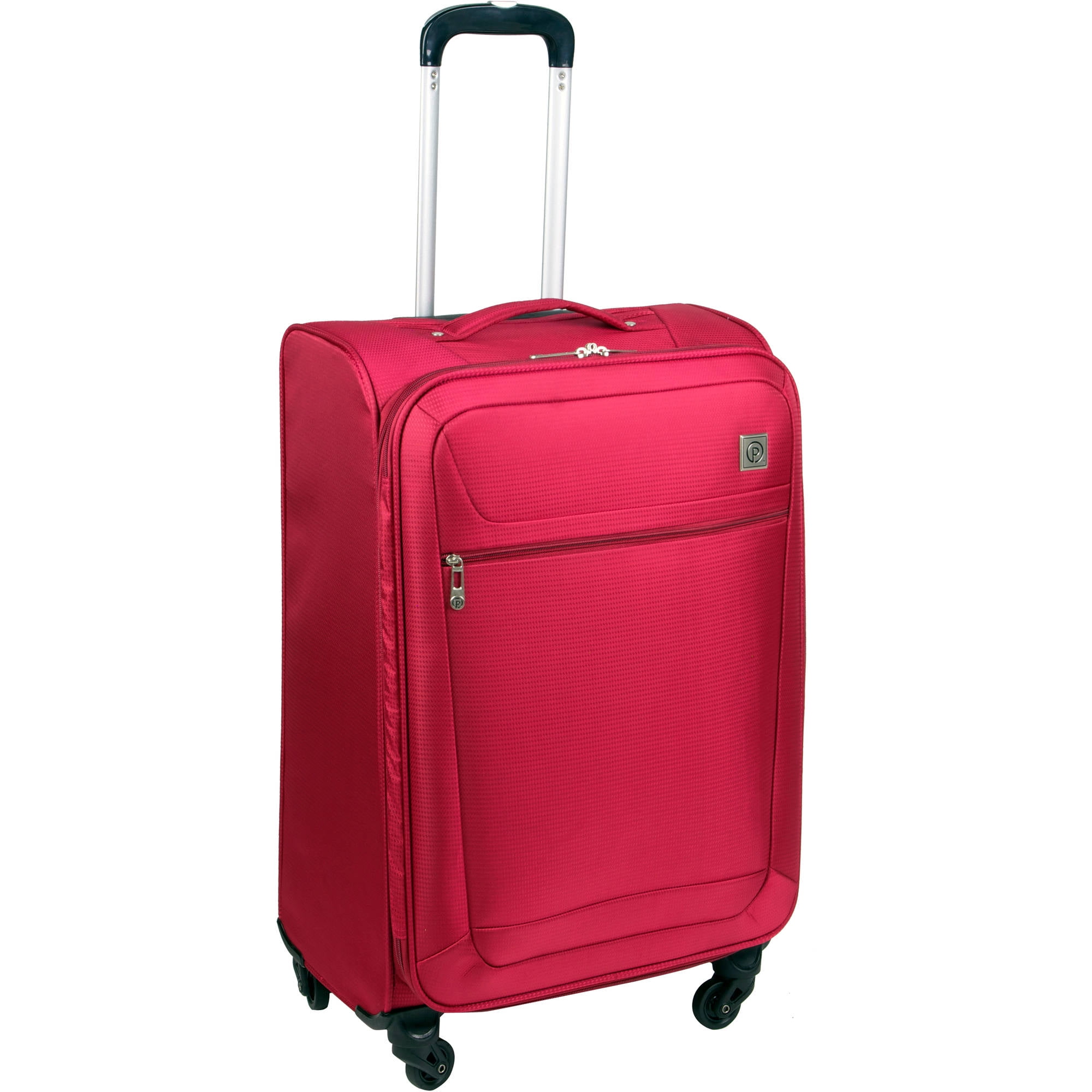 Protege Vapor Lightweight Rolling Suitcase, Red - Walmart.com