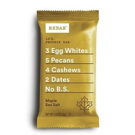 RXBAR, PROTN BAR,MAPLE SEA SALT 1.83 OZ