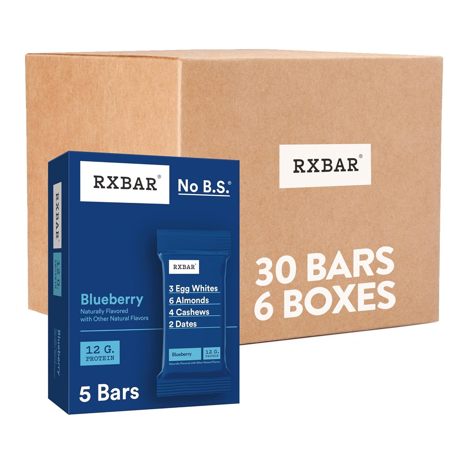 Protein Bars 12g Protein Gluten Free Snacks Blueberry 6 Boxes 30 Protein Bars 12g Protein Gluten Free Snacks Blueberry 6 Boxes 30