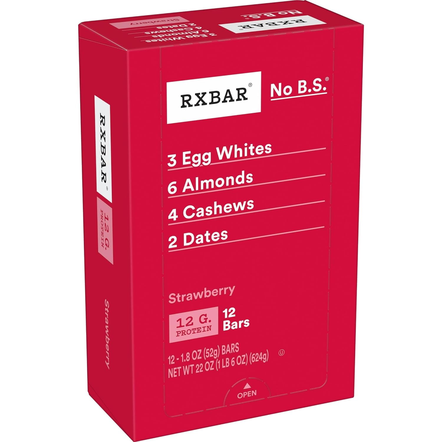 Protein Bars 12g Protein Gluten Free Snacks Strawberry 22oz Box 12 protein-bars-12g-protein-gluten-free-snacks-strawberry-22oz-box-12