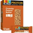Protein Bars, Crunchy Peanut Butter, Healthy Snacks, Gluten Free, 12g