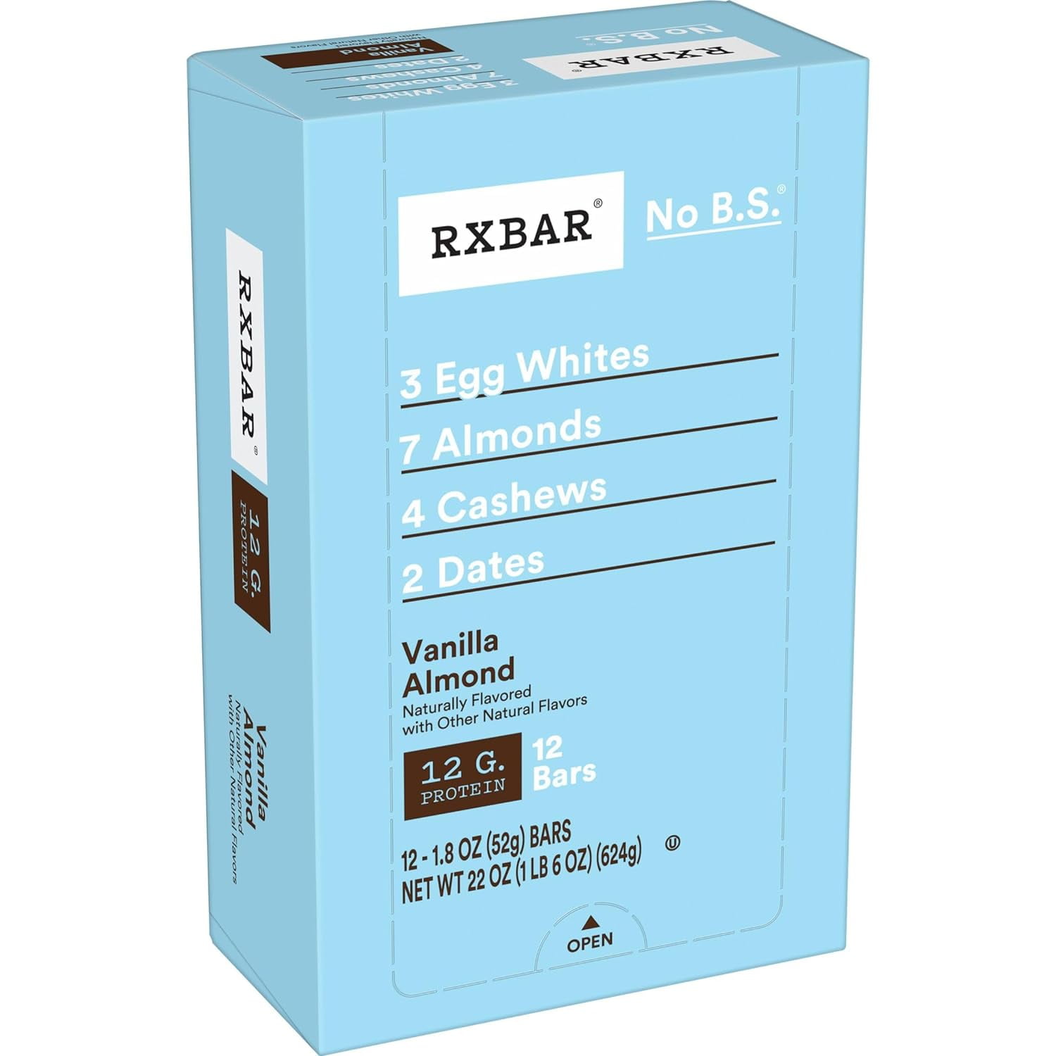 Protein Bars Protein Snack Snack Bars Vanilla Almond 22oz Box 12 protein-bars-protein-snack-snack-bars-vanilla-almond-22oz-box-12