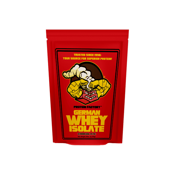 Protein Factory German Whey Protein Isolate 5 lbs, Chocolate