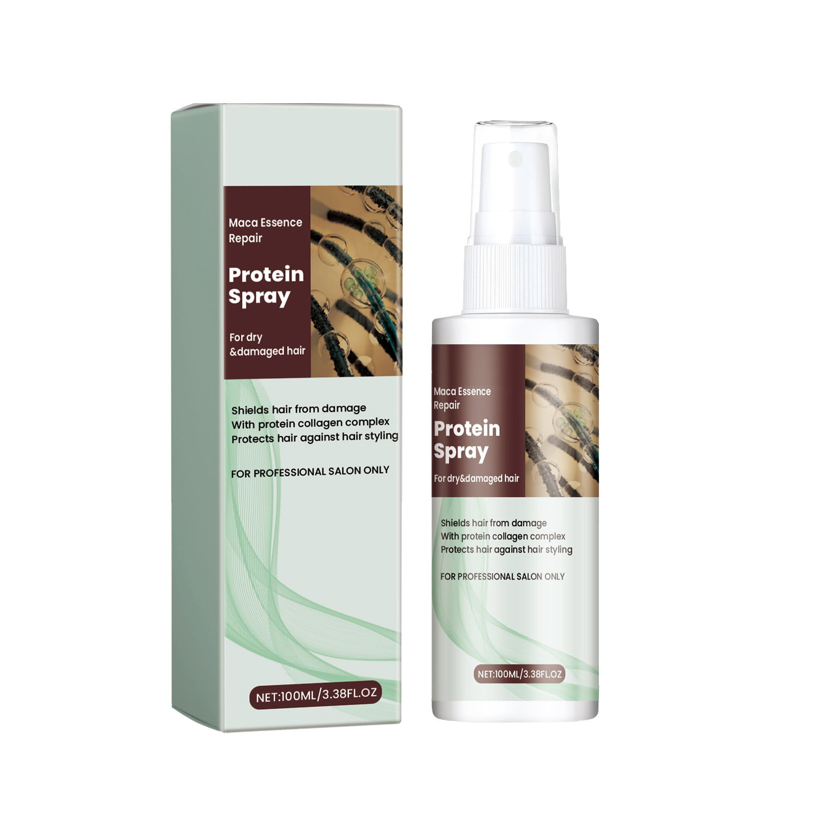 Protein Hair Spray Restorative Leave In Conditioner Split End Sealer