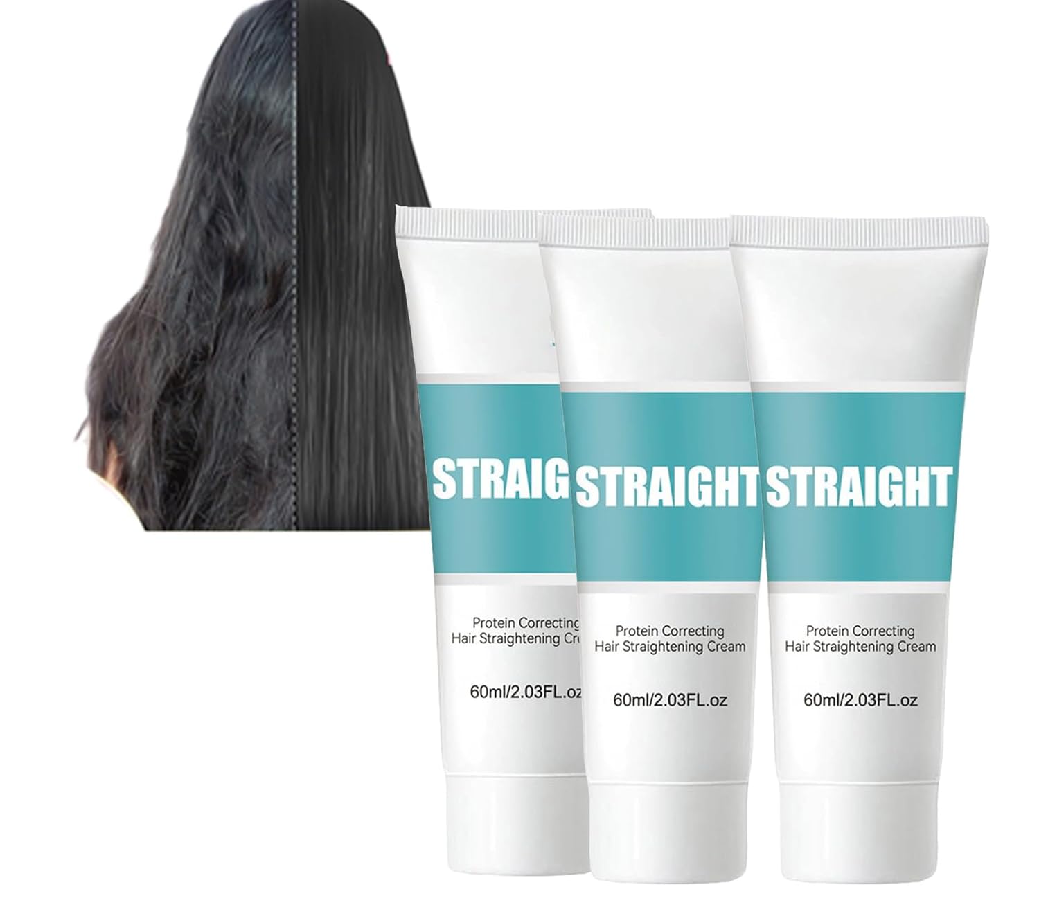 Protein Hair Straightening Cream,2024 New Protein Correcting Hair