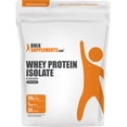 thumbnail image 1 of BulkSupplements Whey Protein Isolate Powder - 90%, Whey Protein Supplement, with BCAAs - Unflavored, 1kg (2.2 lbs), 1 of 5