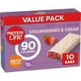 thumbnail image 1 of Protein One 90 Calorie Protein Bars, Strawberries and Cream, Value Pack, 10 Ct, 9.6 oz, 1 of 9
