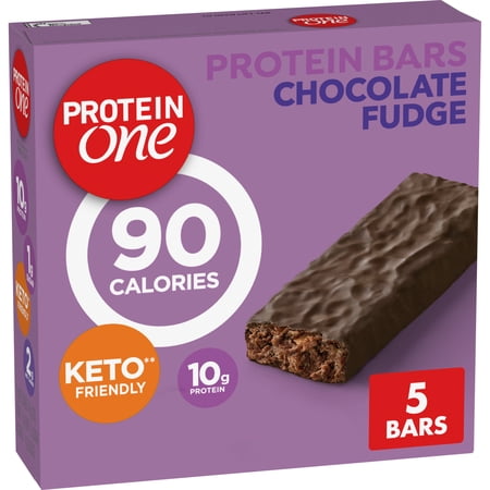 Protein One 90 Calorie Protein Bars, Chocolate Fudge, Keto Friendly, 5 Ct, 4.8 oz
