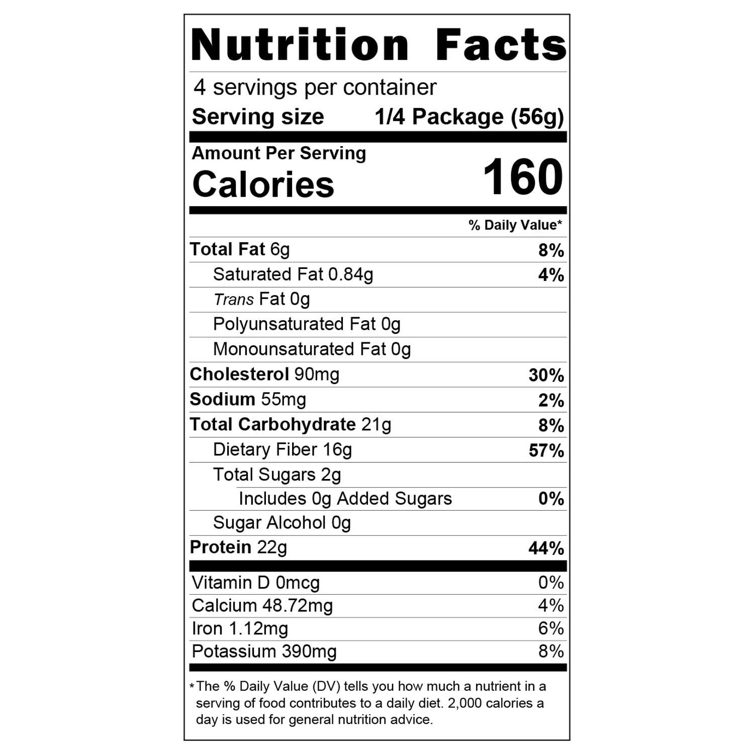 Protein Pasta, Keto Pasta, 22g, Made with Lupin Flour & Sunflower Flour, 5g Net Carb, Gluten