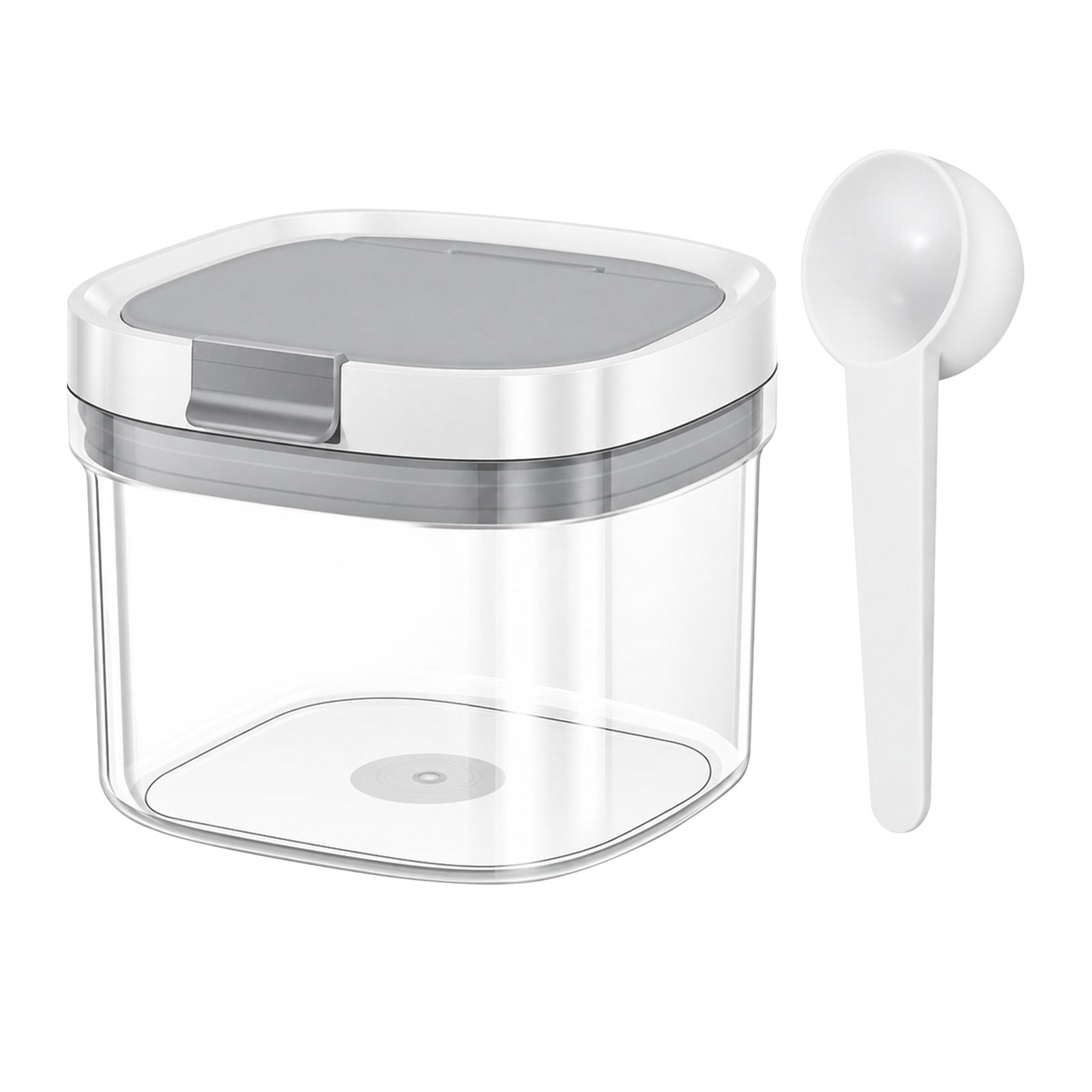 Protein Powder Container with Measuring Spoon,Airtight Moisture Proof ...