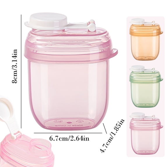 Protein Powder Travel Container Formula Container To Go Formula Holder Portable Formula Dispenser Formula Storage Containers Milk Powder Container Travel Formula Dispenser