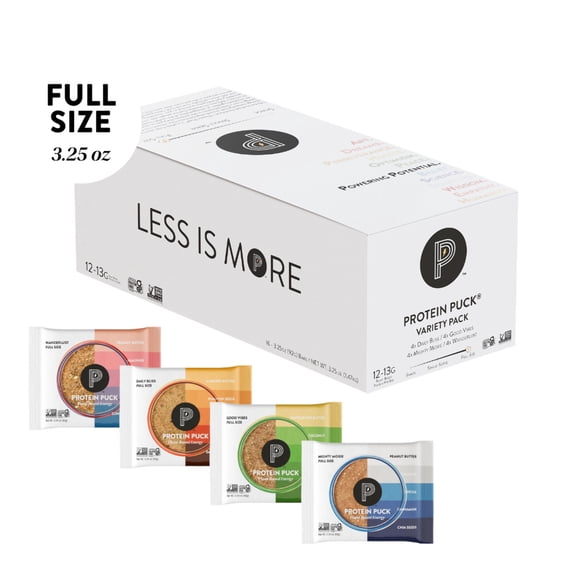 Protein Puck Variety Pack (16 - 3.25oz Bars)
