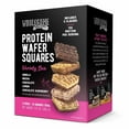 thumbnail image 1 of Protein Wafer Bars Variety Pack, Light and Crispy Wafers, 10 Squares Total, Includes Vanilla, Mocha, Chocolate, Lemon, and Chocolate Raspberry, 1 of 6
