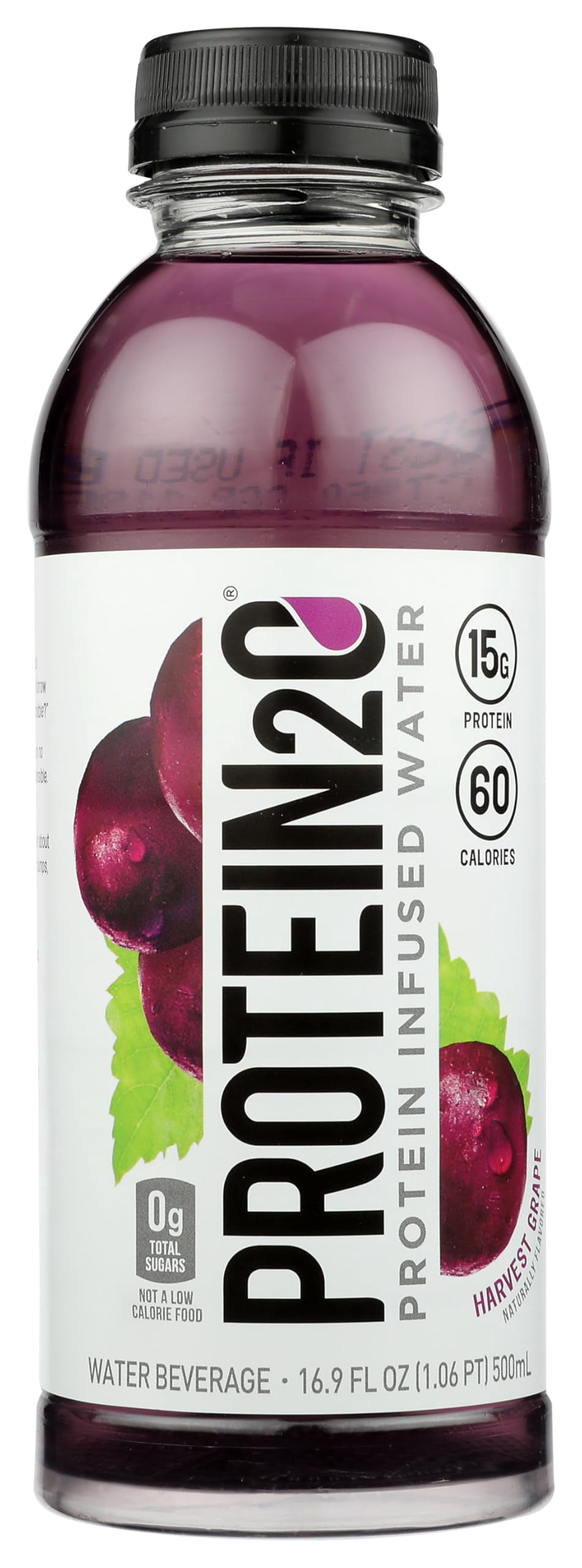 Protein2O - Energy Cotton Candy infused Water - 16.9 Fo, Case of 12 ...