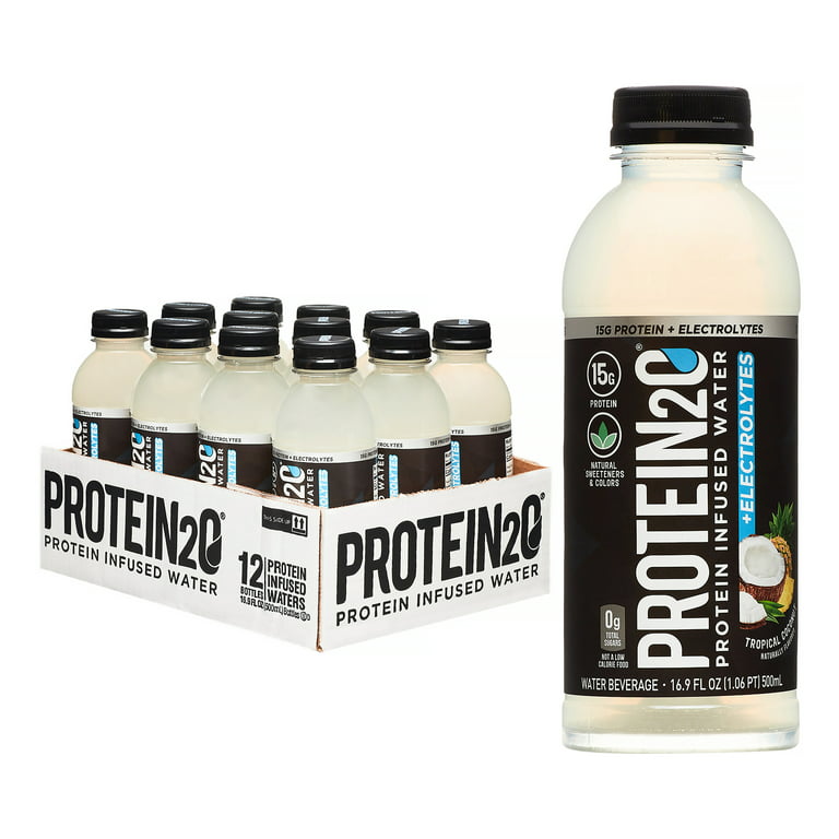 Protein2o 20g Protein + Electrolytes Drink 16.9 fl oz, 12-Pack, Variety Pack