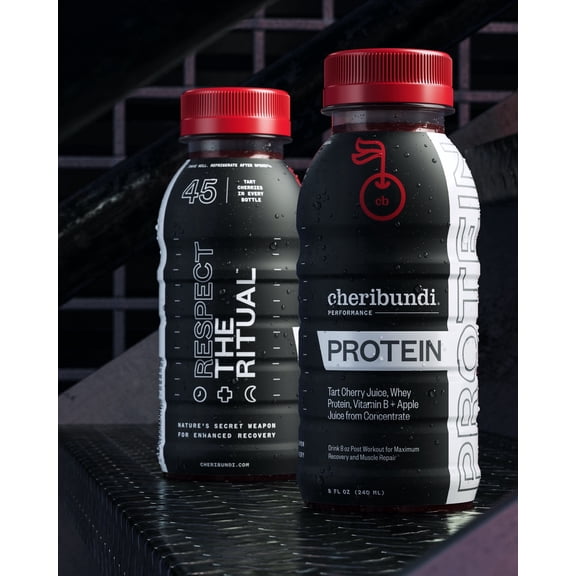 Protein Tart Cherry Juice Bottle 8oz 12ct