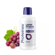 Proteinex Core Liquid Collagen Peptides, 18g Protein per serving | Zero Sugar, Zero Carbs, Ready to Drink | Grape, 30 Fl Oz