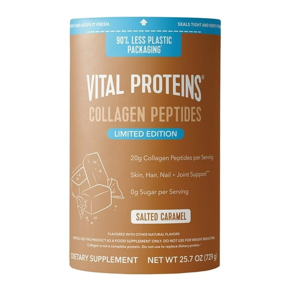 Proteins Collagen Peptides Powder, Salted Caramel, 1.6 lbs