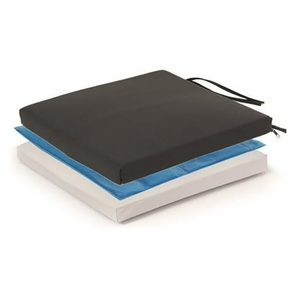 Protekt Bariatric Gel Wheelchair Cushion with Straps - 24" x 18" x 4"