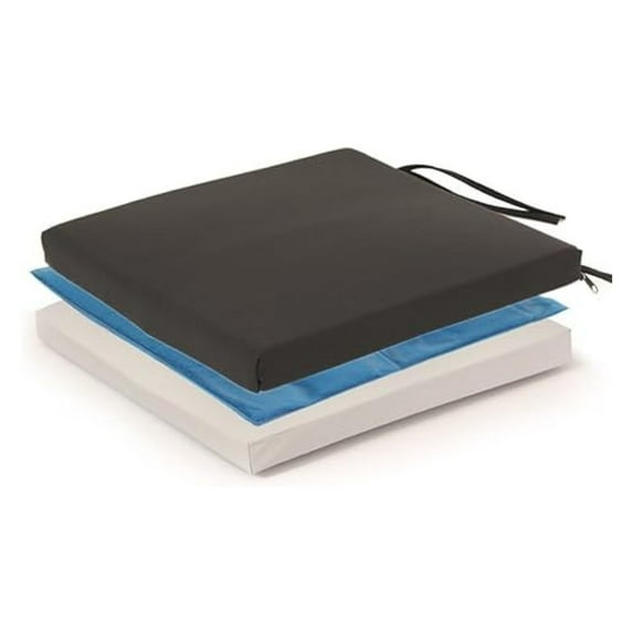 Protekt Breathable Gel Wheelchair Cushion with Straps - 20 x 16 x 3 by YfulYde