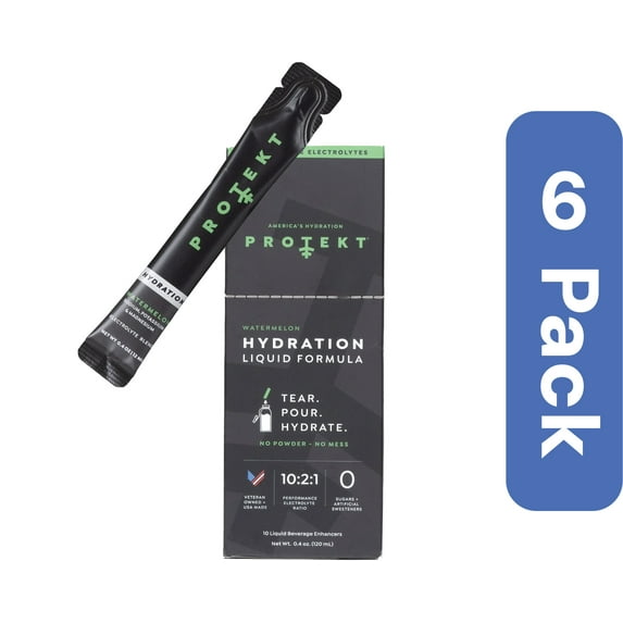 Protekt Hydration Watermelon 10 Pack 4 fl oz (Pack Of 6)