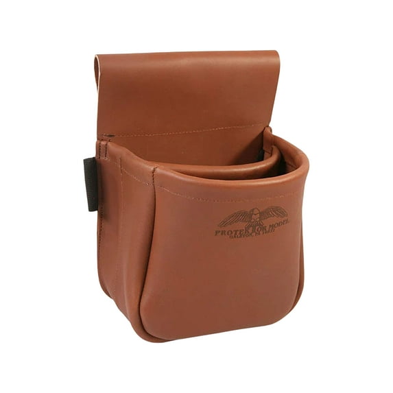 Protektor Leather Shotgun Shell Pouch Tan