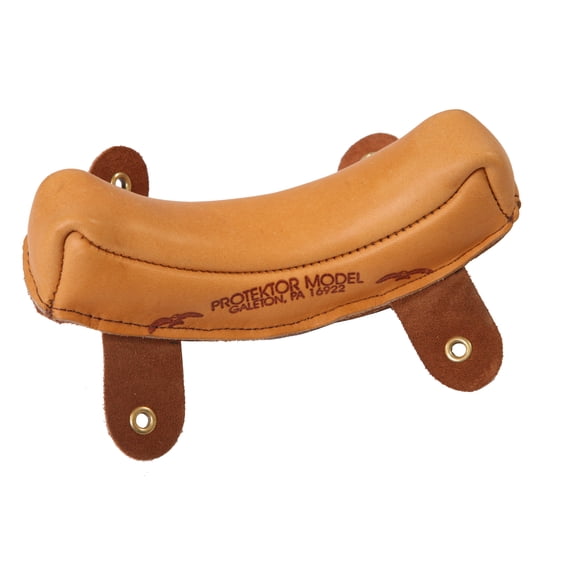 Protektor Model #11F Half Moon Front Bag Leather Gun Shooting Rest