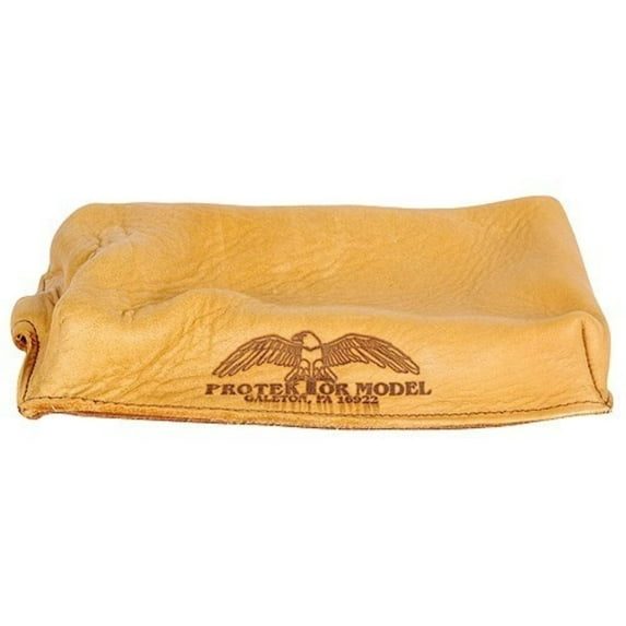Protektor Model # 16 Leather Brick Shooting Rest Bag - Filled - Made in USA