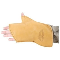 Protektor Small Bore Competition Leather Shooting Glove Left Hand (For Right Hand Shooters) Tan Medium