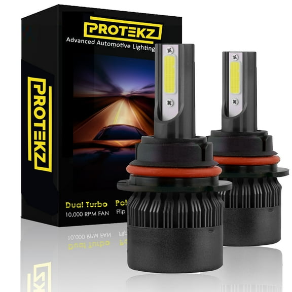 Protekz 6000K LED Fog Light Kit for 2003-2010 Dodge VIPER H10 Foglight Conversion 12000LM Led Light Bulbs Kits