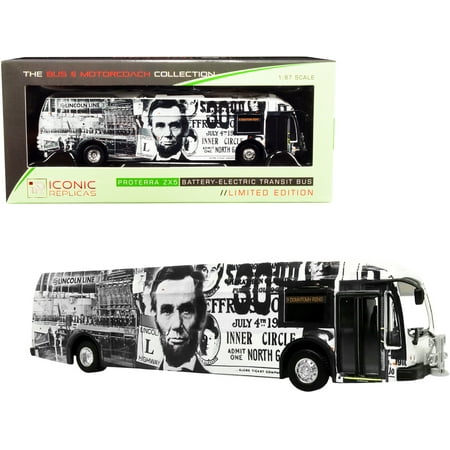 Proterra ZX5 Battery-Electric Transit Bus #9 "Downtown Reno" "Lincoln Line" (Nevada) 1/87 (HO) Diecast Model