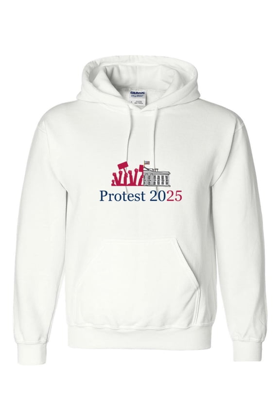 Protest 2025 Political Statement Activism Future Event Graphic Hoodie, up to size 5XL